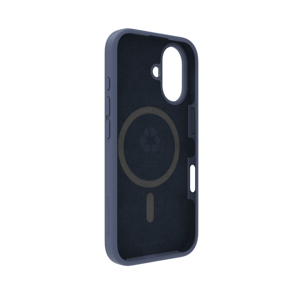 dbramante Monaco Silikoncase mit MagSafe für iPhone 16, blau >