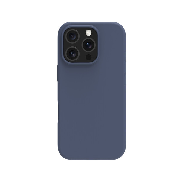 Sie sehen das Produktbild 04 von dbramante Monaco Silikoncase mit MagSafe für iPhone 16 Pro, blau dbramante Monaco Silikoncase mit MagSafe für iPhone 16 Pro, blau