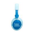 JBL JR470NC, kabellose NC Over-Ear Kopfhörer für Kinder <85dB, blau
