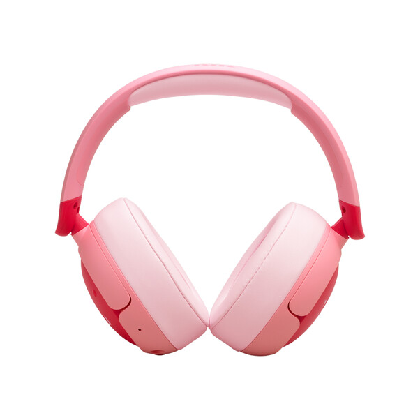 JBL JR470NC, kabellose NC Over-Ear Kopfhörer für Kinder <85dB, pink