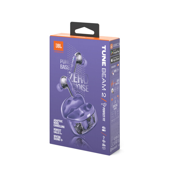 Sie sehen das Produktbild 04 von JBL Tune Beam 2 GHOST, lila JBL Tune Beam 2 GHOST, lila