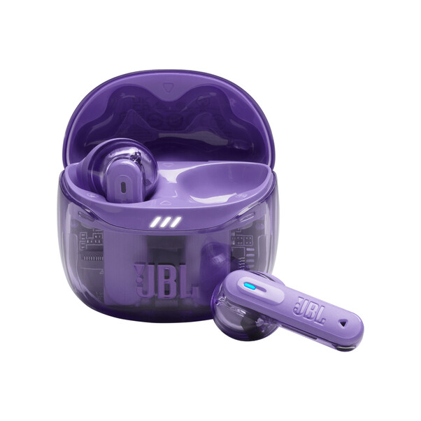 Sie sehen das Produktbild 01 von JBL Tune Flex 2 GHOST TWS, kabelloser In-Ear Kopfhörer, lila JBL Tune Flex 2 GHOST TWS, kabelloser In-Ear Kopfhörer, lila