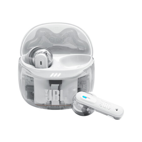 Sie sehen das Produktbild 01 von JBL Tune Flex 2 GHOST TWS, kabelloser In-Ear Kopfhörer, weiß JBL Tune Flex 2 GHOST TWS, kabelloser In-Ear Kopfhörer, weiß