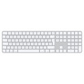 Magic Keyboard mit Touch ID und Ziffern­block für Mac Modelle mit Apple Chip Chip – Englisch (International) – Weiße Tasten