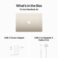 Sie sehen das Produktbild 09 von MacBook Air 15" mit M3 Chip, 8-Core CPU und 10-Core GPU, 16GB, 256GB SSD, polarstern> MacBook Air 15" mit M3 Chip, 8-Core CPU und 10-Core GPU, 16GB, 256GB SSD, polarstern>