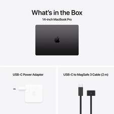 MacBook Pro 14" mit M4 Chip, 10-Core CPU und 10-Core GPU, 16GB, 512GB SSD, space schwarz>