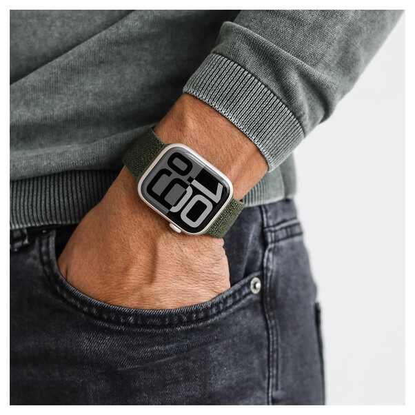 Sie sehen das Produktbild 04 von Vonmählen Sport-Armband 2 für Apple Watch 38/40/41 mm, olivgrün Vonmählen Sport-Armband 2 für Apple Watch 38/40/41 mm, olivgrün