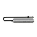 Satechi USB-C 4-in-1 Slim Multiport Adapter 4K, space grau