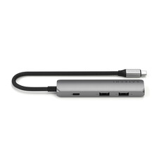 Satechi USB-C 4-in-1 Slim Multiport Adapter 4K, space grau