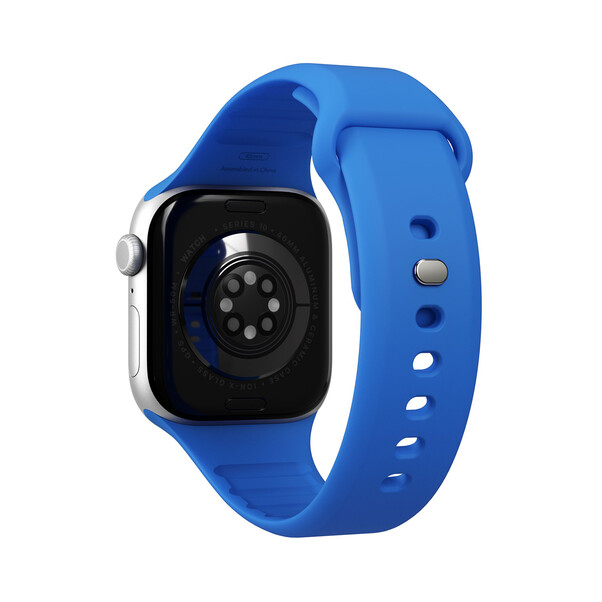 Sie sehen das Produktbild 03 von Vonmählen Classic 2 Silikonarmband für Apple Watch (42 / 44 / 45 / 49 mm), blau Vonmählen Classic 2 Silikonarmband für Apple Watch (42 / 44 / 45 / 49 mm), blau