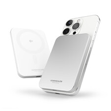 Vonmählen Evergreen Mag, magnetische Powerbank, 5.000 mAh, weiß