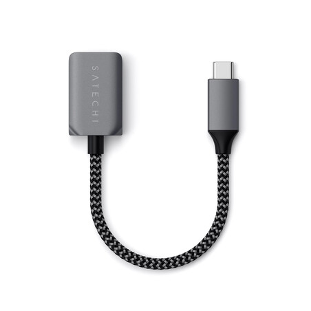 Sie sehen das Produktbild 01 von Satechi USB-C auf USB 3.0 Adapter, space grau Satechi USB-C auf USB 3.0 Adapter, space grau