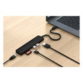 Sie sehen das Produktbild 04 von Satechi USB-C 7-in-1 Slim Multi Port Adapter Ethernet, schwarz Satechi USB-C 7-in-1 Slim Multi Port Adapter Ethernet, schwarz