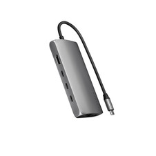 Sie sehen das Produktbild 03 von Satechi USB-C Multiport Adapter 8K mit Ethernet V3, space grau Satechi USB-C Multiport Adapter 8K mit Ethernet V3, space grau