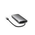 Sie sehen das Produktbild 04 von Satechi USB-C Multiport Adapter 8K mit Ethernet V3, space grau Satechi USB-C Multiport Adapter 8K mit Ethernet V3, space grau