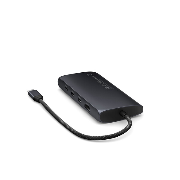 Sie sehen das Produktbild 03 von Satechi USB-C Multiport Adapter 8K mit Ethernet V3, schwarz Satechi USB-C Multiport Adapter 8K mit Ethernet V3, schwarz
