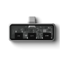 Sie sehen das Produktbild 02 von Satechi USB-C PD Mobile XR Hub, 3,5mm Audio, space grau Satechi USB-C PD Mobile XR Hub, 3,5mm Audio, space grau