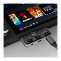 Sie sehen das Produktbild 04 von Satechi USB-C PD Mobile XR Hub, 3,5mm Audio, space grau Satechi USB-C PD Mobile XR Hub, 3,5mm Audio, space grau