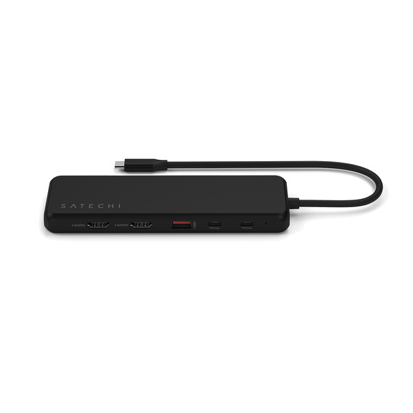 Satechi USB-C 13-in-1 Triple Display Multiport Adapter, schwarz