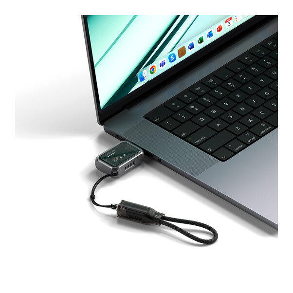 Satechi USB-C Mini NVMe SSD Gehäuse, space grau