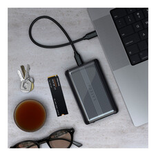 Satechi USB4 NVMe SSD Pro Gehäuse, space grau