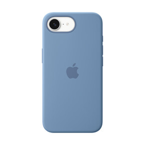 iPhone 16e Silikon Case − Winterblau