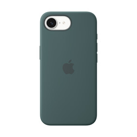 iPhone 16e Silikon Case − Seegrün