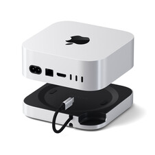 Sie sehen das Produktbild 03 von Satechi Stand Hub für Mac Mini M4 mit SSD Gehäuse, silber Satechi Stand Hub für Mac Mini M4 mit SSD Gehäuse, silber