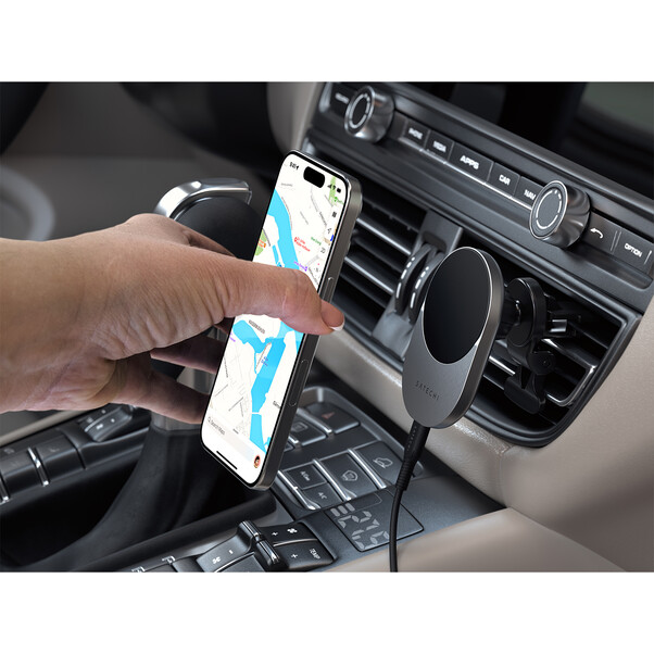 Sie sehen das Produktbild 05 von Satechi Qi2 Magnetisches Kabelloses Auto Charger Satechi Qi2 Magnetisches Kabelloses Auto Charger