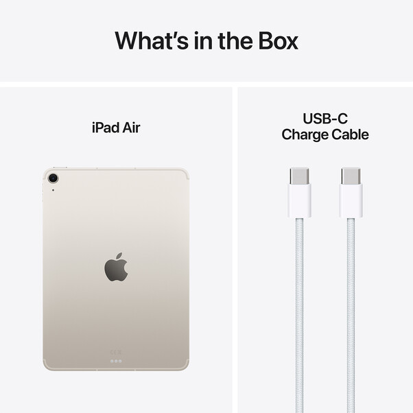 Apple iPad Air 11" Wi-Fi + Cellular, 128GB, polarstern>
