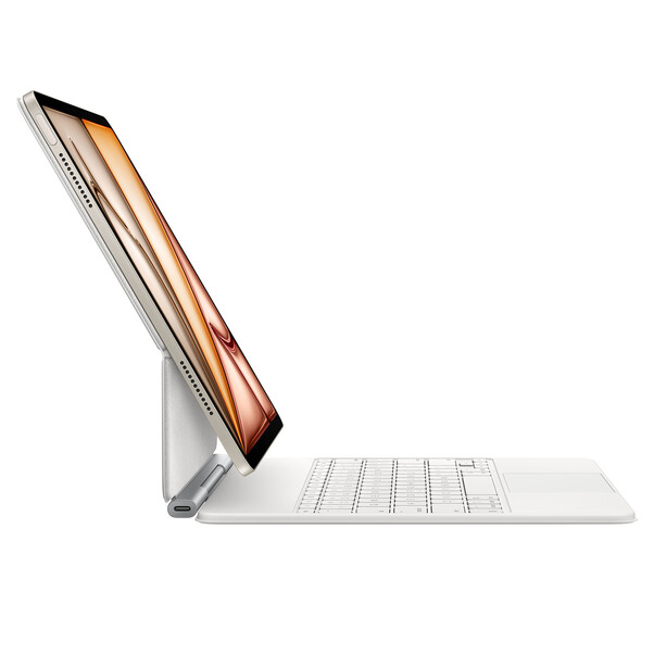 Magic Keyboard für das 13" iPad Air (M3) – Englisch (International) – Weiß