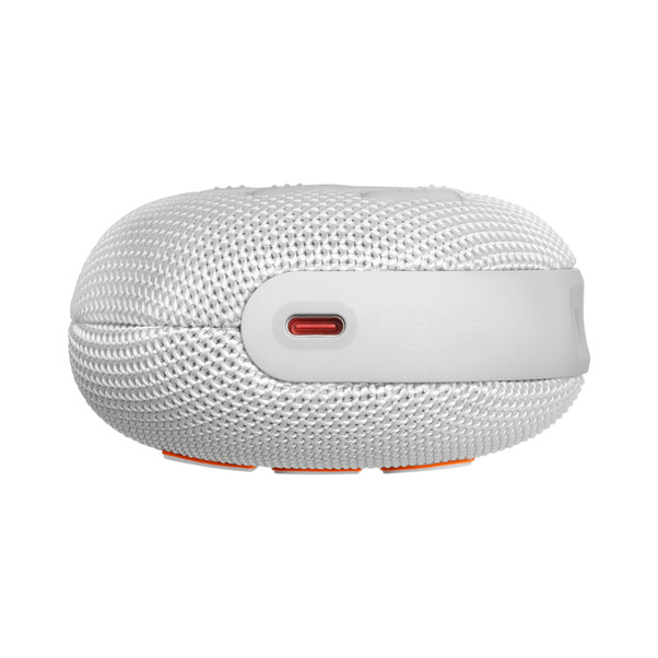 Sie sehen das Produktbild 04 von JBL Clip5, Bluetooth-Lautsprecher mit Karabinerhaken, weiss JBL Clip5, Bluetooth-Lautsprecher mit Karabinerhaken, weiss