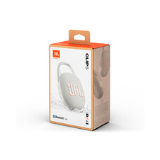Sie sehen das Produktbild 05 von JBL Clip5, Bluetooth-Lautsprecher mit Karabinerhaken, weiss JBL Clip5, Bluetooth-Lautsprecher mit Karabinerhaken, weiss