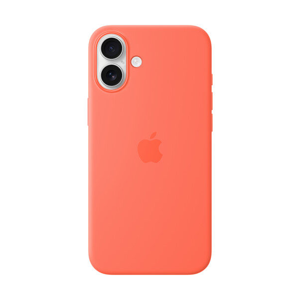 Sie sehen das Produktbild 01 von Apple iPhone 16 Plus Silikon Case mit MagSafe, mandarine Apple iPhone 16 Plus Silikon Case mit MagSafe, mandarine