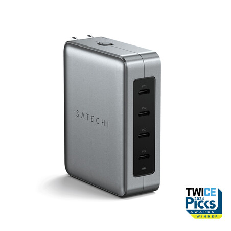 Sie sehen das Produktbild 01 von Satechi 145W USB-C 4-Port GaN Travel Charger Satechi 145W USB-C 4-Port GaN Travel Charger