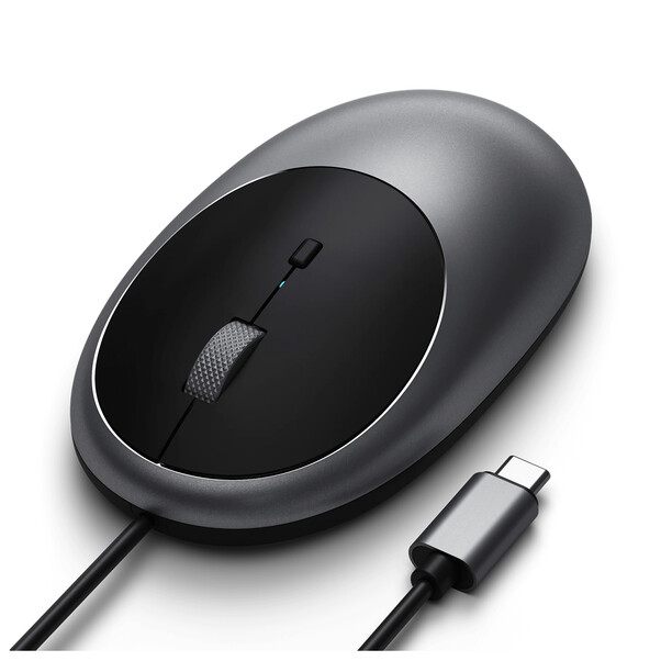 Satechi C1 USB-C Wired Mouse, space grau