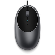 Satechi C1 USB-C Wired Mouse, space grau