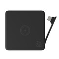 Sie sehen das Produktbild 01 von Zagg 4 Port Hub mit Wireless Charging, grau-schwarz Zagg 4 Port Hub mit Wireless Charging, grau-schwarz