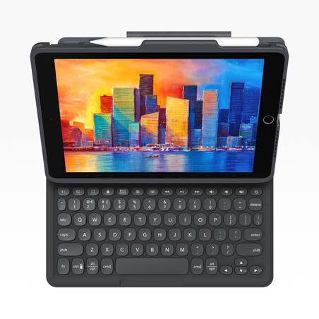 Zagg Tastatur Pro Keys Apple iPad 10.9" (10th Gen)/A16, schwarz-grau, deutsch