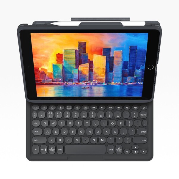 Zagg Tastatur Pro Keys Apple iPad 10.9" (10th Gen)/A16, schwarz-grau, deutsch
