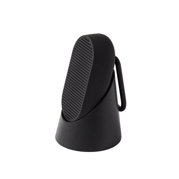 Sie sehen das Produktbild 02 von Lexon Mino T tragbarer Lautsprecher mit Karabiner, schwarz Lexon Mino T tragbarer Lautsprecher mit Karabiner, schwarz