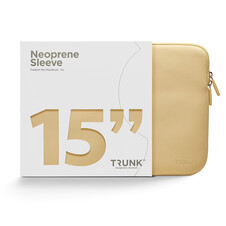 Trunk Neopren Sleeve für MacBook Air 15", chardonnay