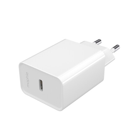 Mophie Essentials 20W USB-C PD EU Netzadapter, weiss