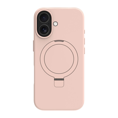 dbramante Roskilde ICON Case mit MagSafe Kick für iPhone 17, rosa
