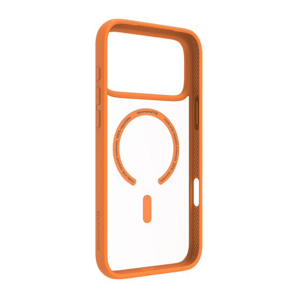 Sie sehen das Produktbild 03 von dbramante Grenen Case mit MagSafe für iPhone 17 Pro Max, orange dbramante Grenen Case mit MagSafe für iPhone 17 Pro Max, orange
