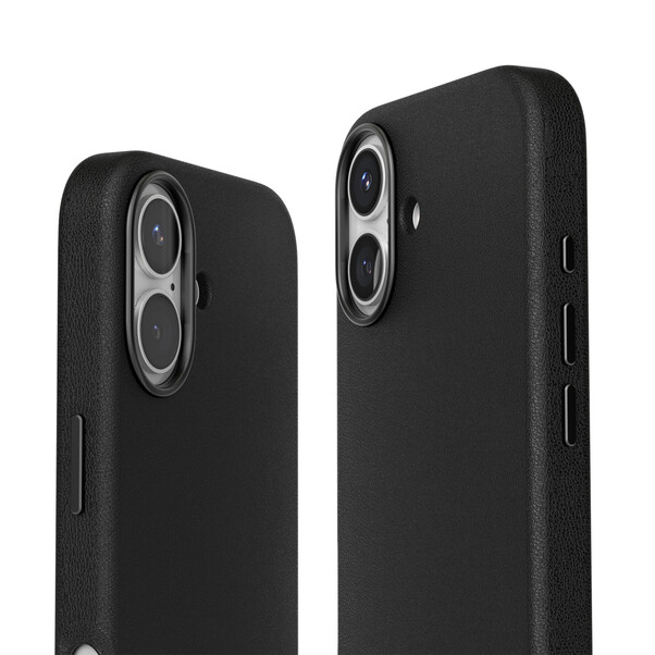 Vonmählen Kunstleder-Case für iPhone 17, schwarz