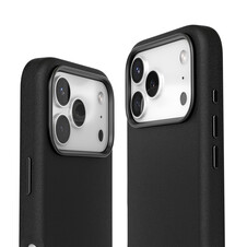 Sie sehen das Produktbild 02 von Vonmählen Kunstleder-Case für iPhone 17 Pro, schwarz Vonmählen Kunstleder-Case für iPhone 17 Pro, schwarz