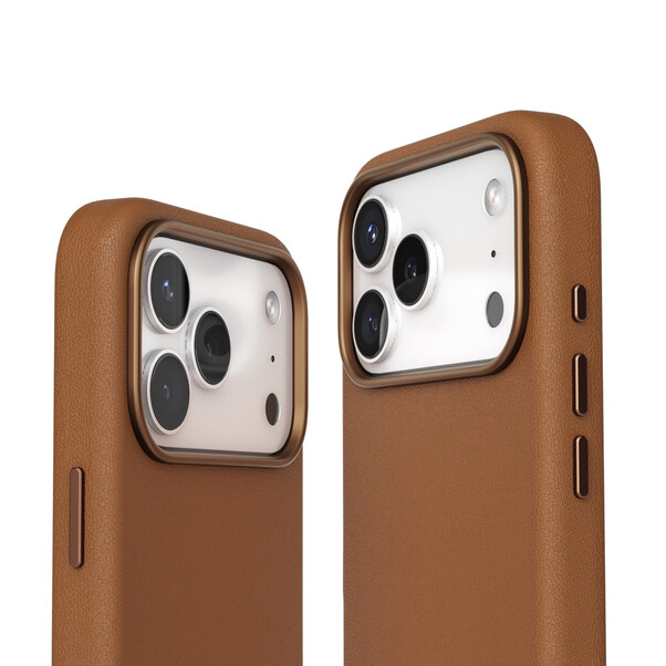 Vonmählen Kunstleder-Case für iPhone 17 Pro, braun