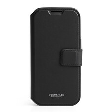 Sie sehen das Produktbild 03 von Vonmählen Kunstleder-Folio für iPhone 17 Pro, schwarz Vonmählen Kunstleder-Folio für iPhone 17 Pro, schwarz