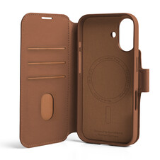 Sie sehen das Produktbild 02 von Vonmählen Kunstleder-Folio für iPhone 17, braun Vonmählen Kunstleder-Folio für iPhone 17, braun